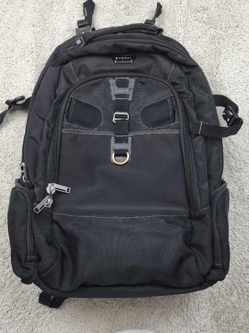 EVERKI Titan 120 Business Laptop Backpack EKP120 18.4" Gaming Bag + Pouch Hood